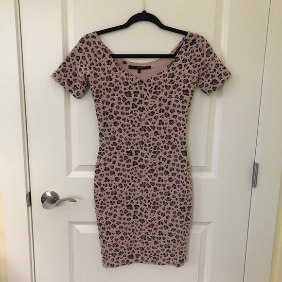 Pink Guess Bodycon Dress - Picture 2 of 7